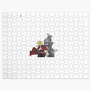 Fullmetal Alchemist Puzzles - Fullmetal alchemist elric brothers edward and alphonse Jigsaw Puzzle RB1312