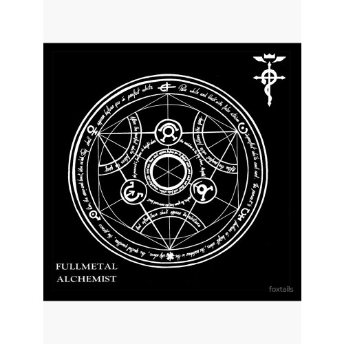 Fullmetal Alchemist Pillows - Fullmetal Alchemist - Transmutation Circle Throw Pillow RB1312